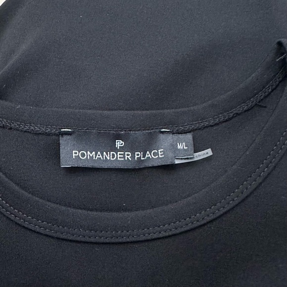 Tuckernuck Pomander Place Jersey Sue Tunic Shift Dress SZ Medium/Large Black EUC - Picture 2 of 9